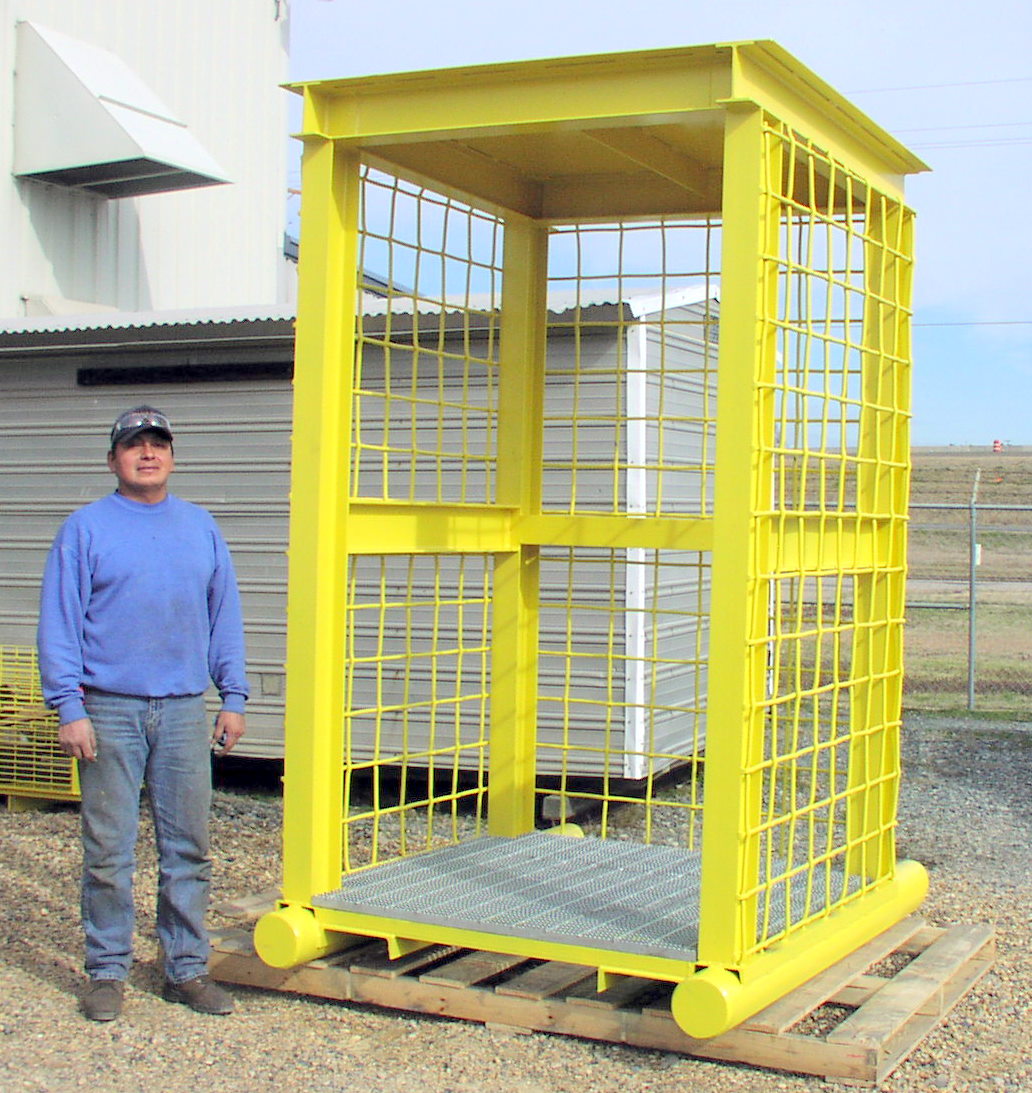 Wood Yard Truck Driver Protection Station