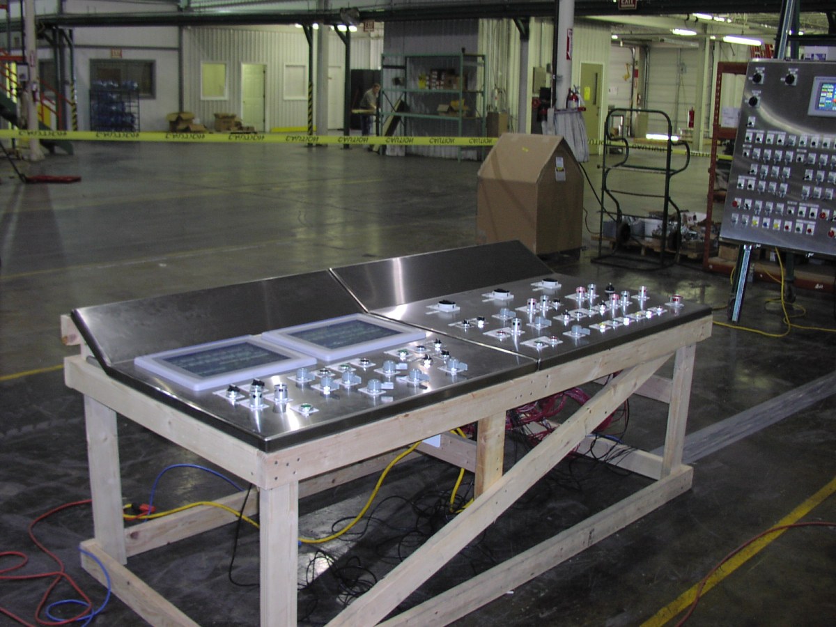 Aluminum Leveling Line Control Panel