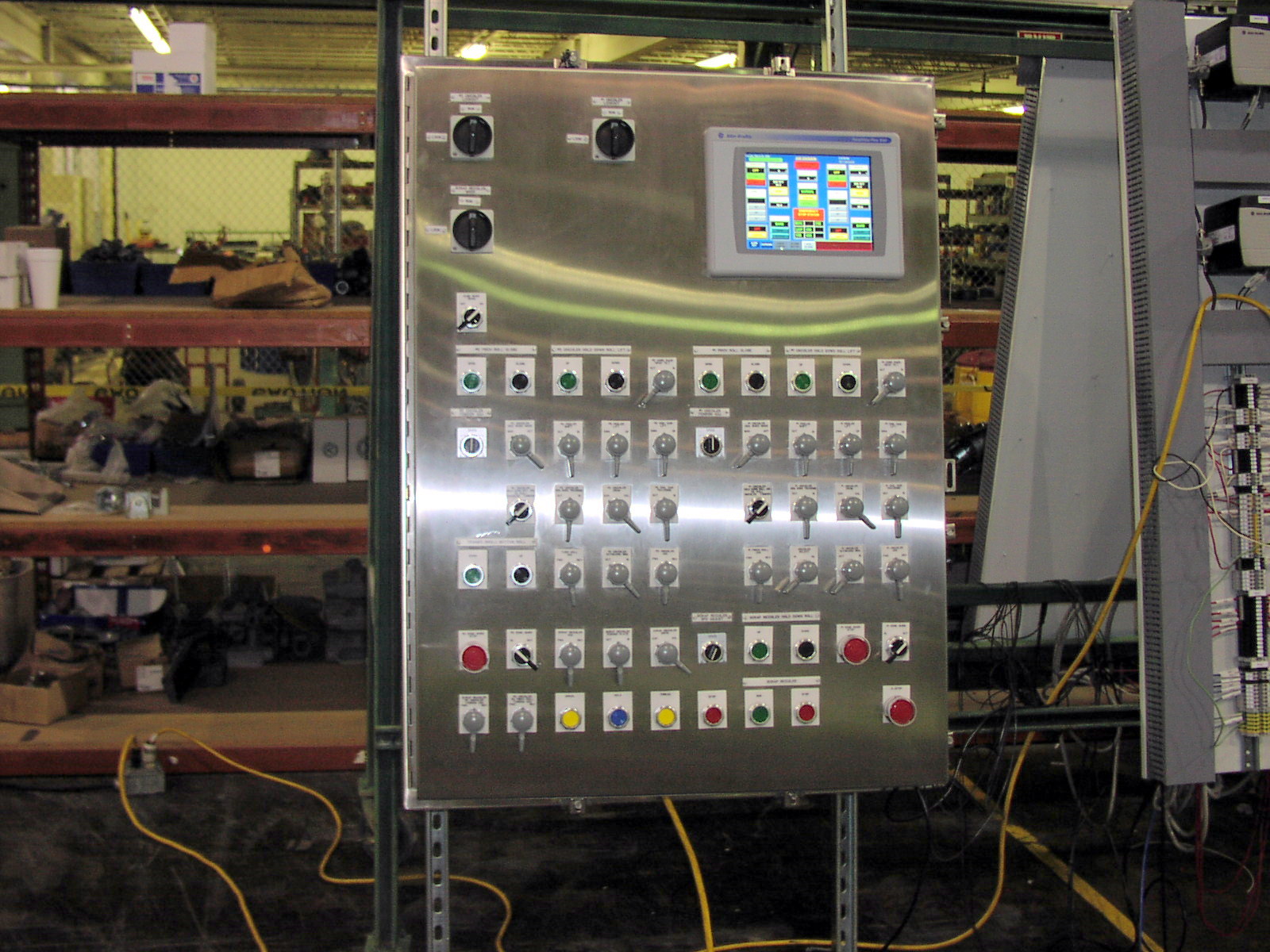 Aluminum Leveling Line Control Panel