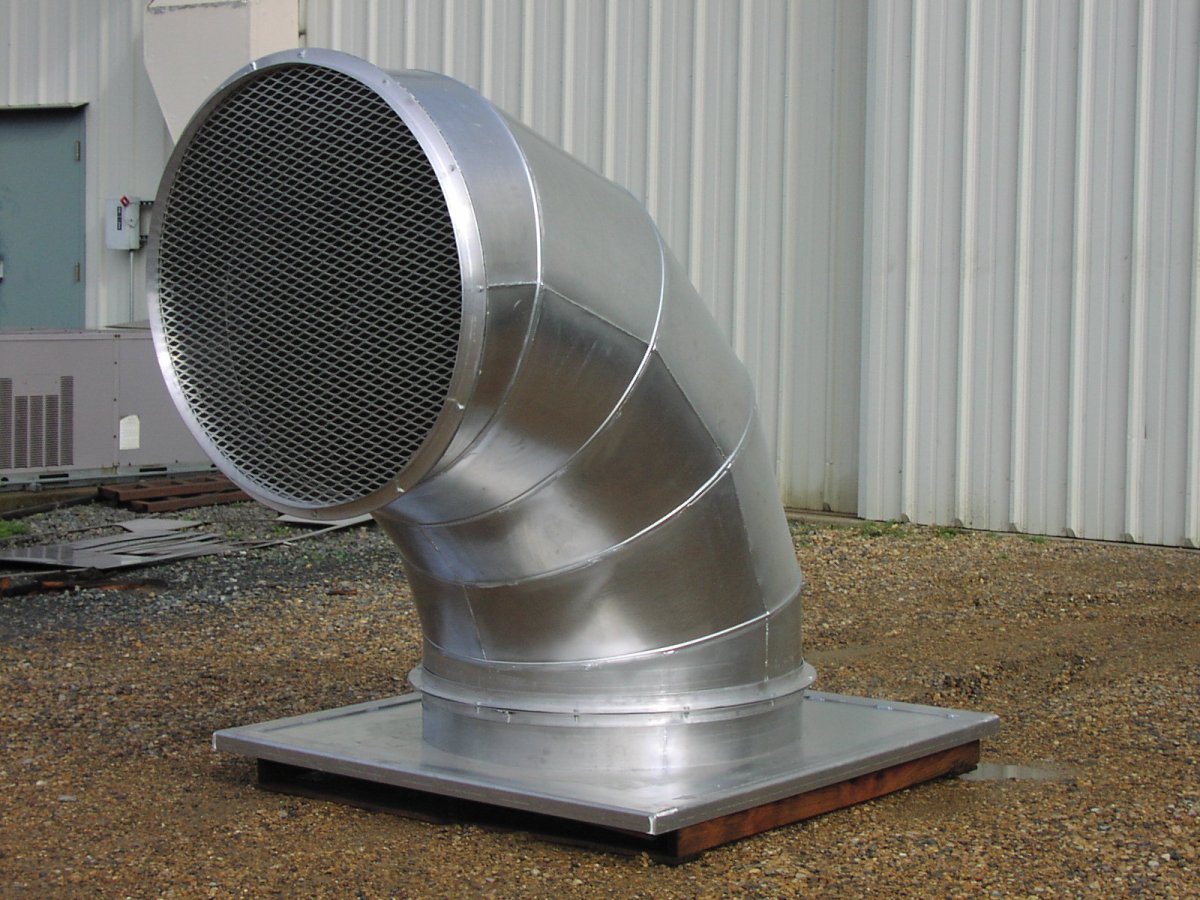 Paper Mill Man Cooling Duct