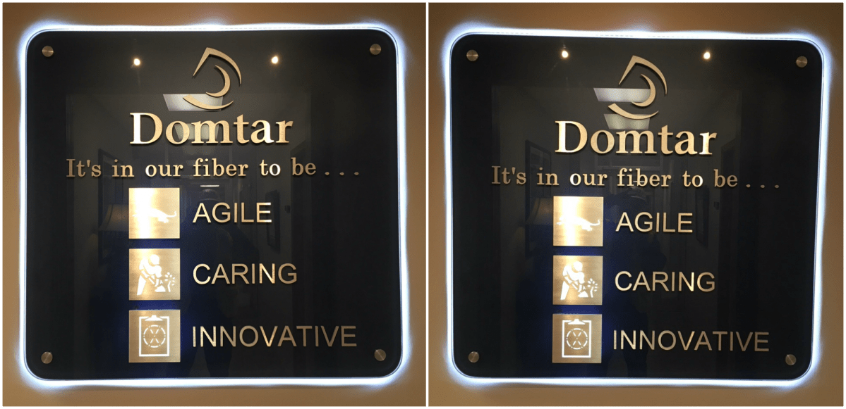 Domtar Sign