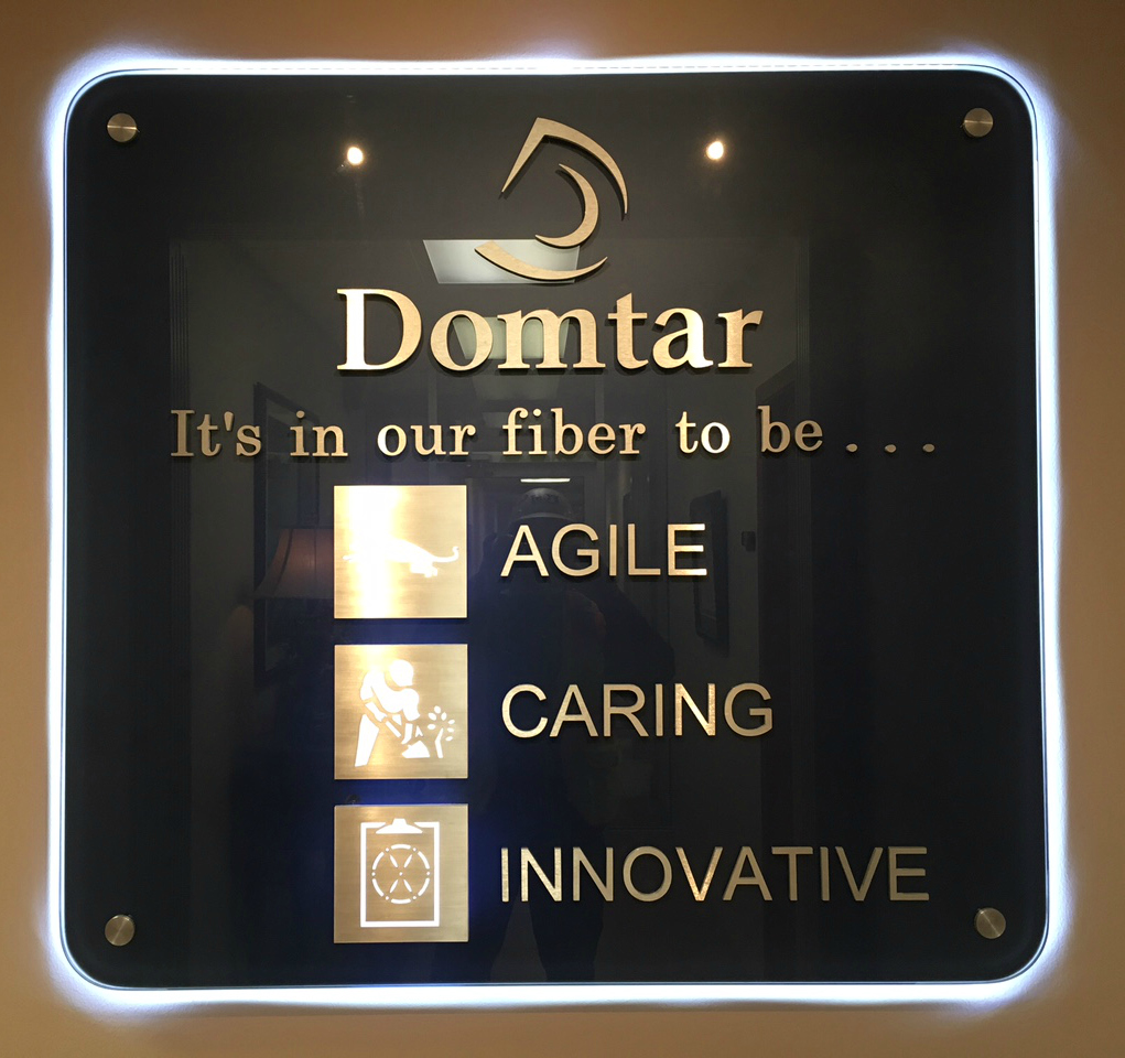 Domtar sign
