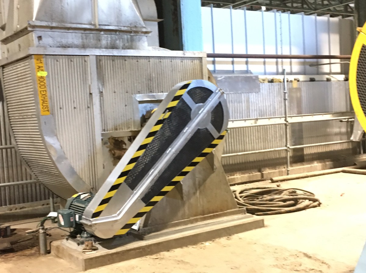 Aluminum Belt Guard for the Dryer Hood Exhaust Fan